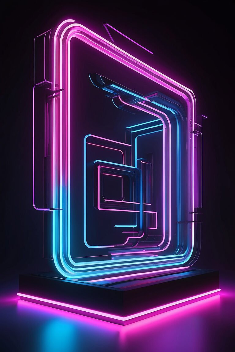 Dark neon gradient background representing N2MU’s digital creativity, AI systems, and performance-driven marketing approach.